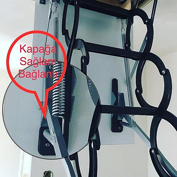 OST-B Optistep Makaslı Çatı Merdiveni