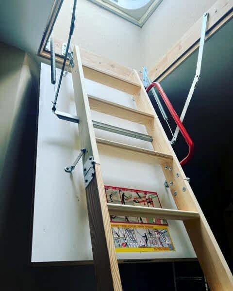 Optistep OLE Mini Ahşap Çatı Merdiveni